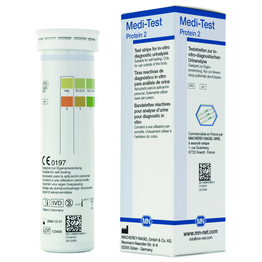 Testovací proužky pro analýzu moči MEDI-TEST
