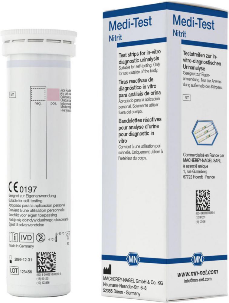 Testovací proužky pro analýzu moči MEDI-TEST