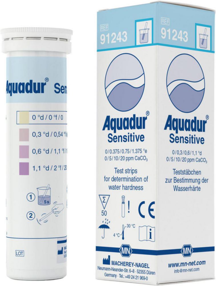 Testovací proužky tvrdosti vody, <sup>AQUADUR®</sup>