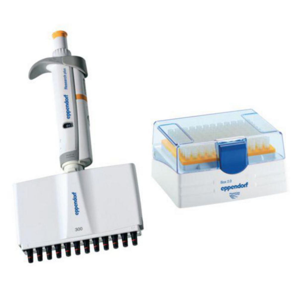 Vícekanálové mikrolitrové pipety Eppendorf <sup>Research®</sup> plus (obecný laboratorní produkt), variabilní