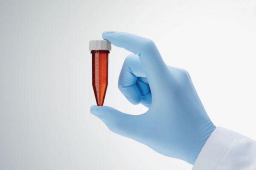 Zkumavky Eppendorf® 5,0 ml, PP, se šroubovacím uzávěrem, jantarové barvy