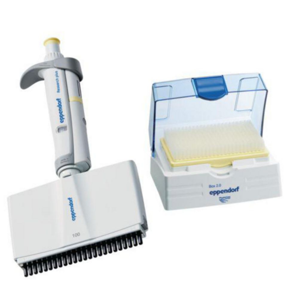 Vícekanálové mikrolitrové pipety Eppendorf <sup>Research®</sup> plus (obecný laboratorní produkt), variabilní
