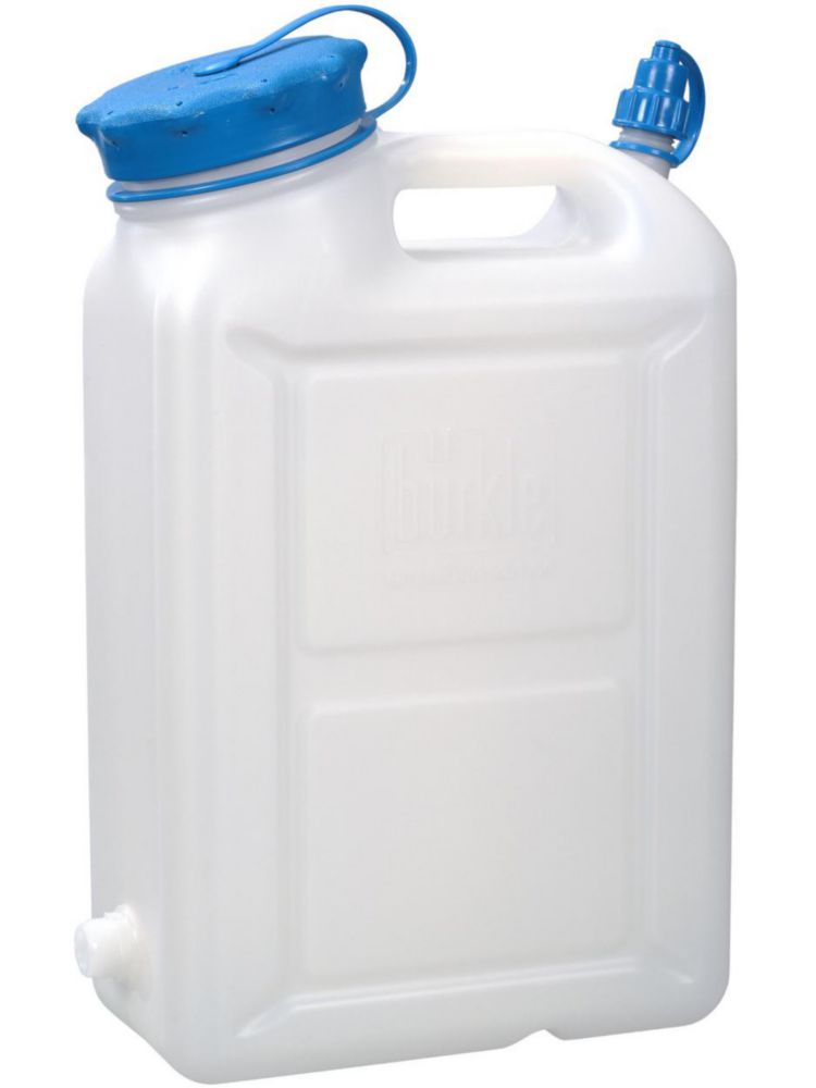 Kanystry se širokým hrdlem, HDPE, se závitovým konektorem a ventilací