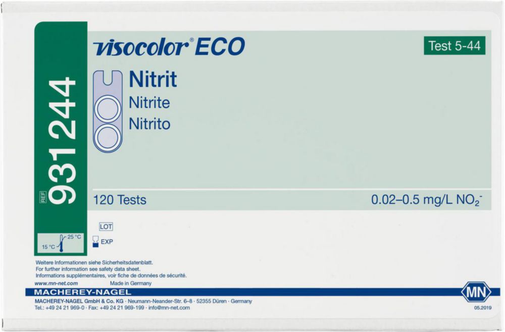 Testovací soupravy, <i><sup>VISOCOLOR®ECO</sup> pro </i>analýzu vody, doplňovací balení