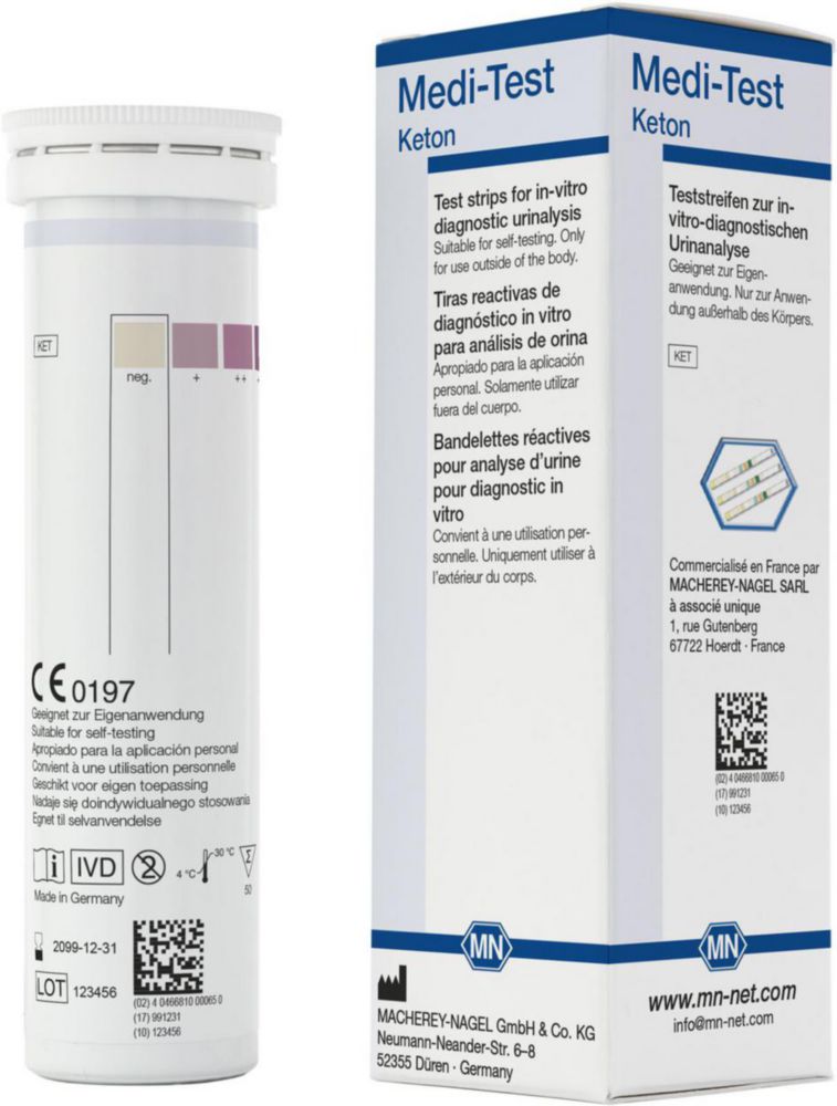 Testovací proužky pro analýzu moči MEDI-TEST
