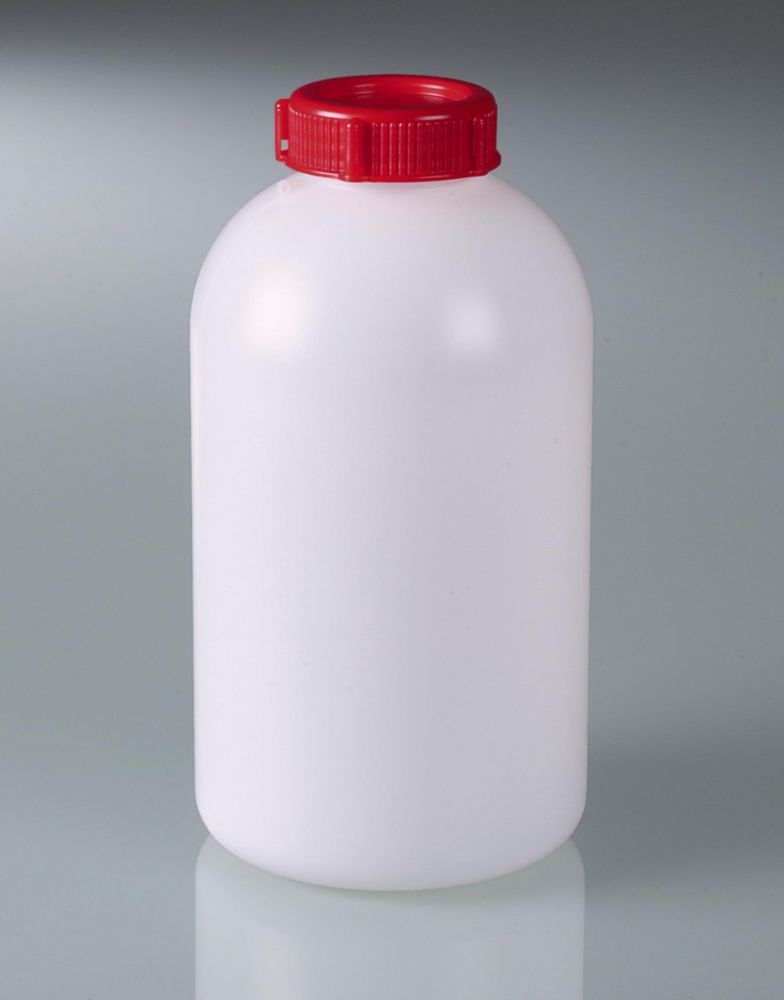 Lahve se širokým hrdlem, HDPE, uzavíratelné