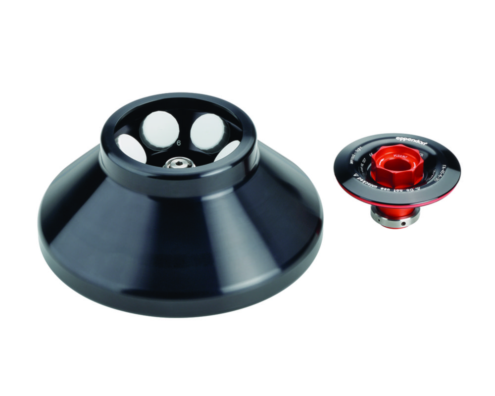 Fixed angle rotors for centrifuges 5804/5804 R, 5810/5810 R, incl. QuickLock<sup>®</sup> rotor lid