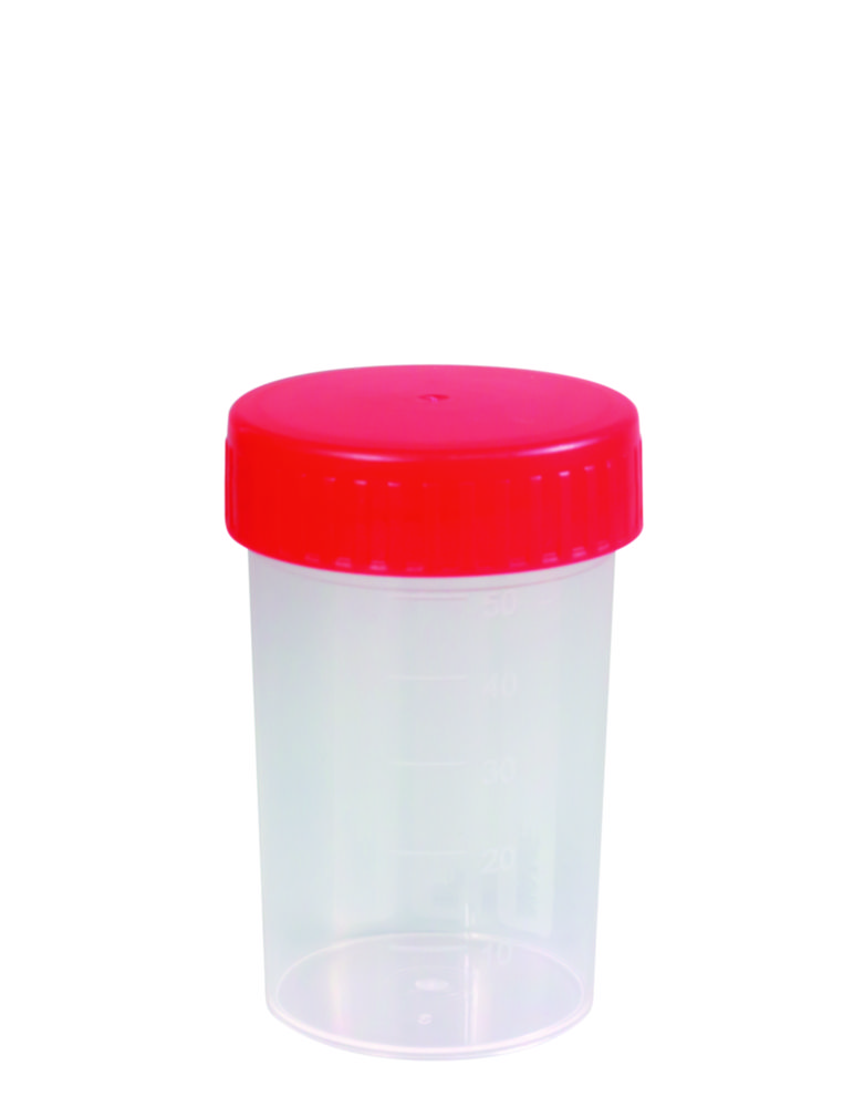 Multi-purpose beakers with screw cap, PP