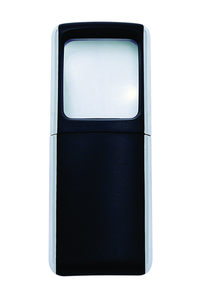 Obdélníková lupa se světlem LED