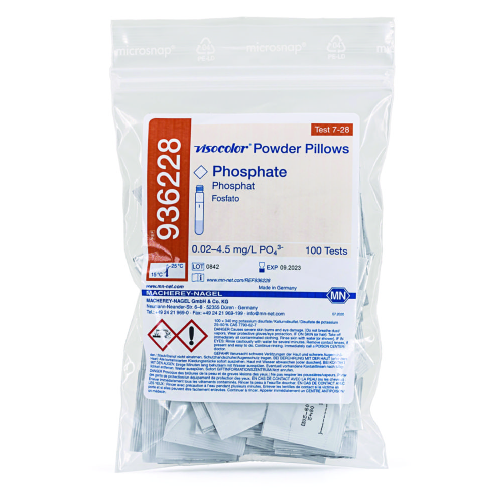 Reagents VISOCOLOR Powder Pillows Phosphate