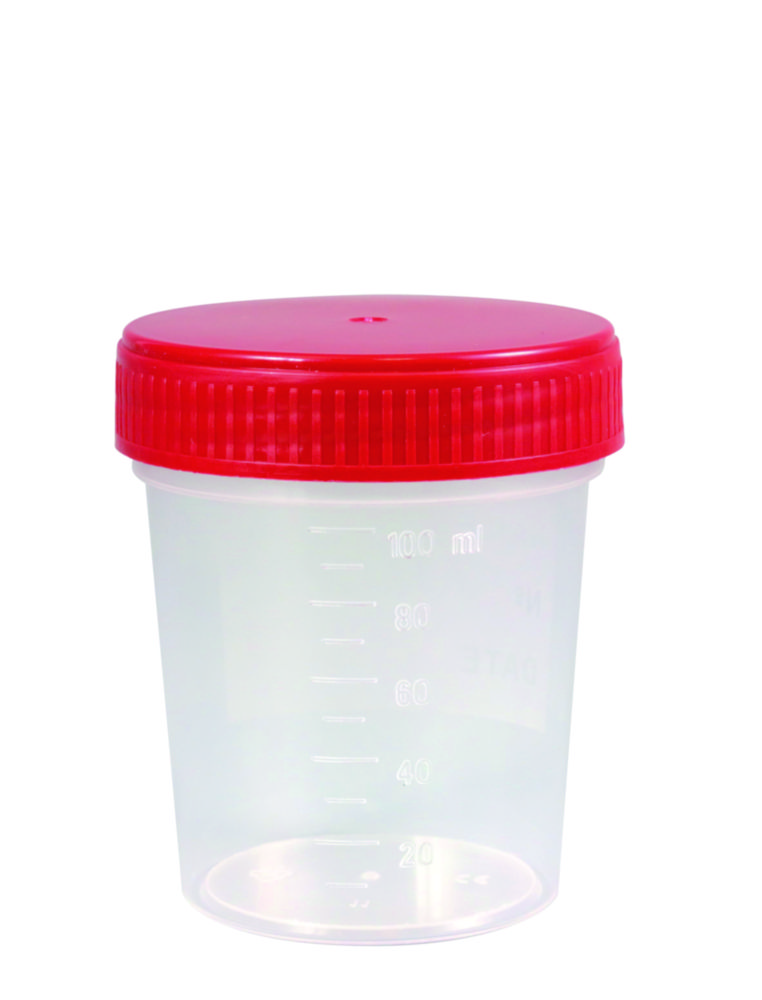 Multi-purpose beakers with screw cap, PP