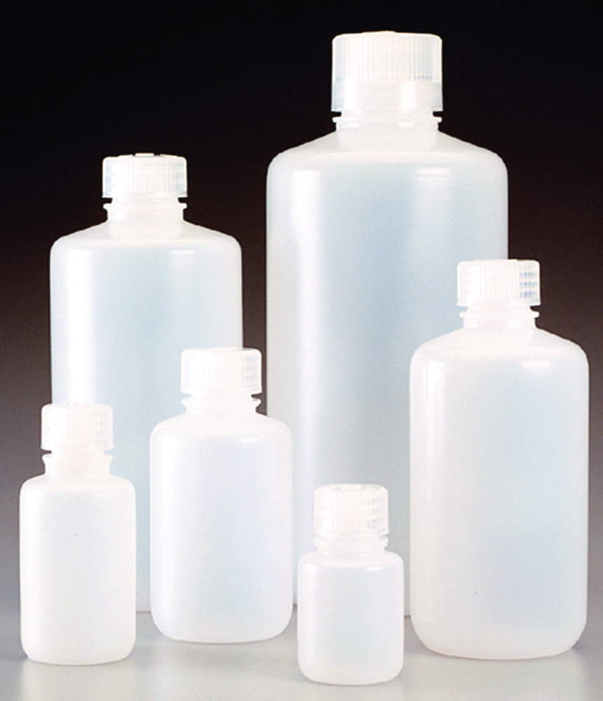 Lahve s úzkým hrdlem Nalgene™ Economy, HDPE, se šroubovacím uzávěrem, PP