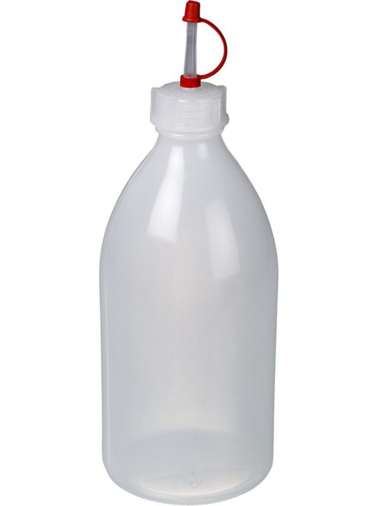 Lahve s úzkým hrdlem, s kapacím uzávěrem, LDPE