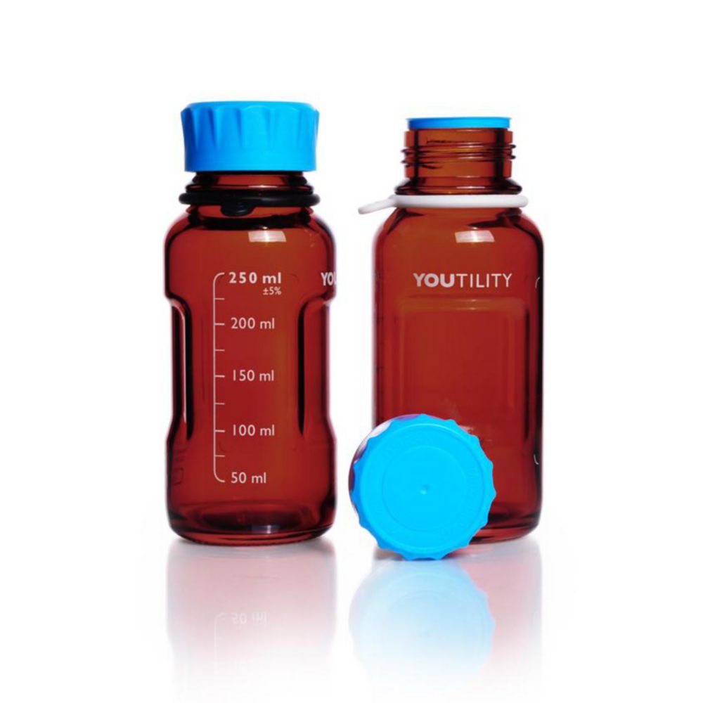 Systém laboratorních lahví <sup>DURAN®</sup> YOUTILITY, jantarové sklo
