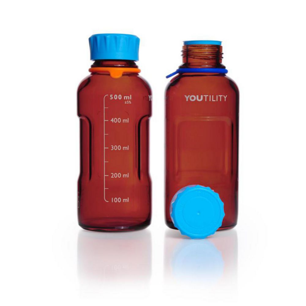 Systém laboratorních lahví <sup>DURAN®</sup> YOUTILITY, jantarové sklo