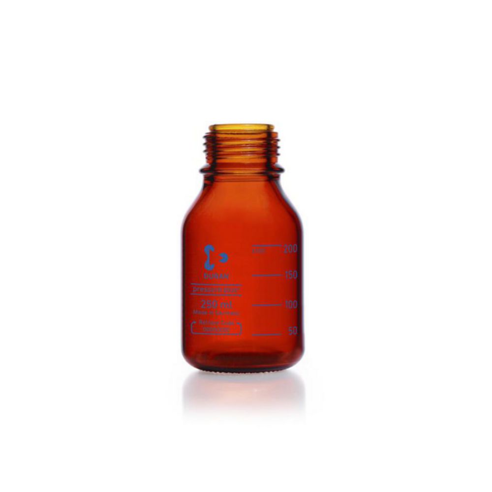 Lahve na reagencie <sup>DURAN®</sup>, jantarové, odolné proti tlaku