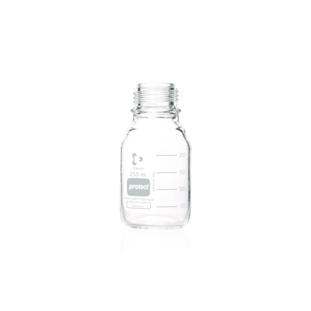 Laboratorní lahve Protect <sup>DURAN®</sup>, se zpětným kódem