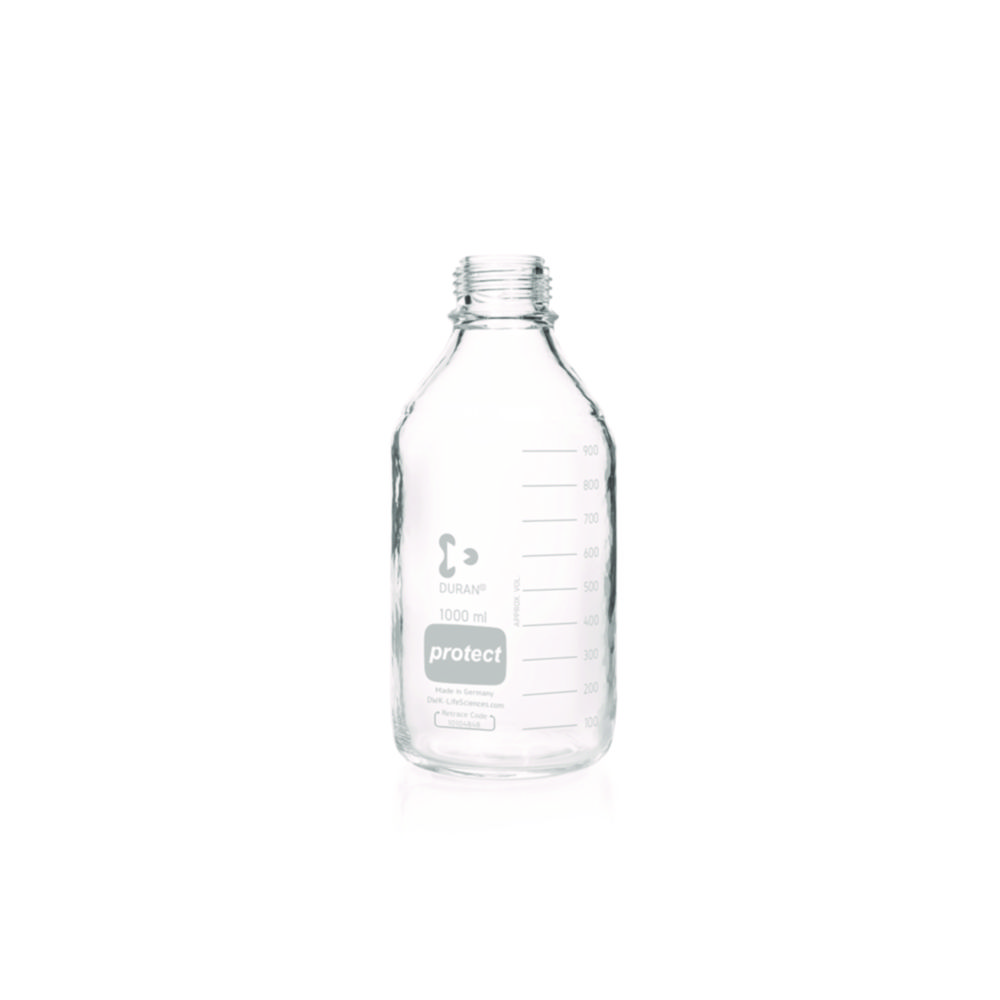 Laboratorní lahve Protect <sup>DURAN®</sup>, se zpětným kódem