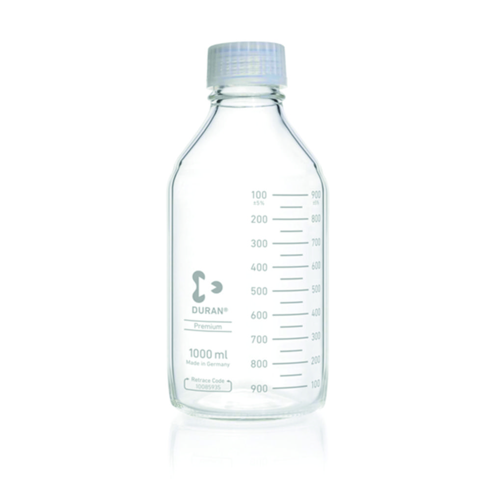 Laboratorní láhve Premium, <sup>DURAN®</sup>, se zpětným kódem