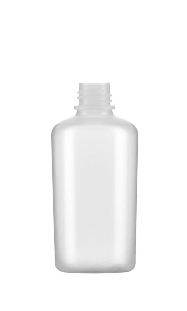 Kulaté láhve se čtvercovým ramenem bez uzávěru série 302, HDPE