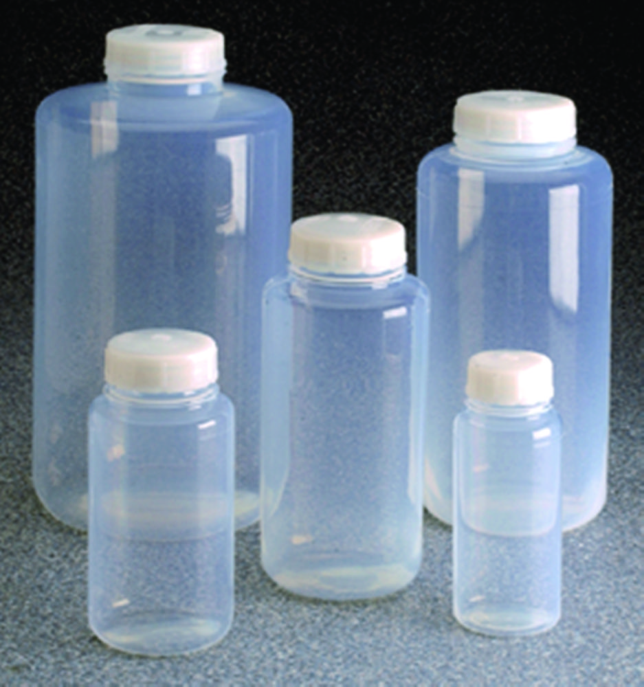 Lahve se širokým hrdlem Nalgene™, FEP, se šroubovacím uzávěrem, ETFE