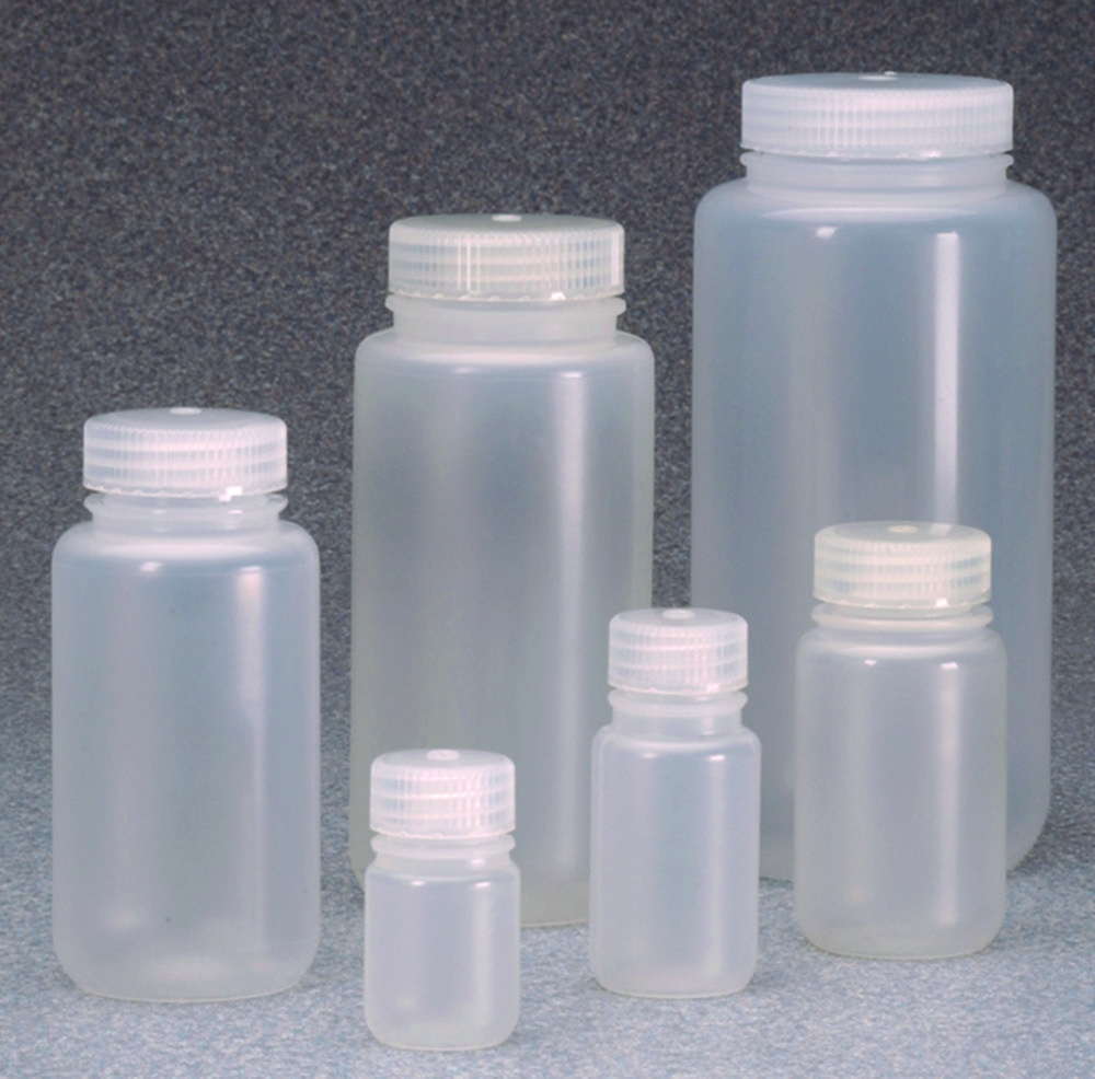 Láhev se širokým hrdlem Nalgene™ Economy, PPCO, se šroubovacím uzávěrem, PP