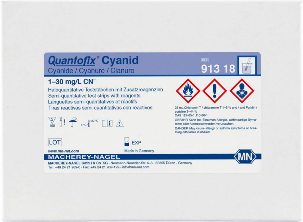 Testovací proužky <sup>QUANTOFIX®</sup> 