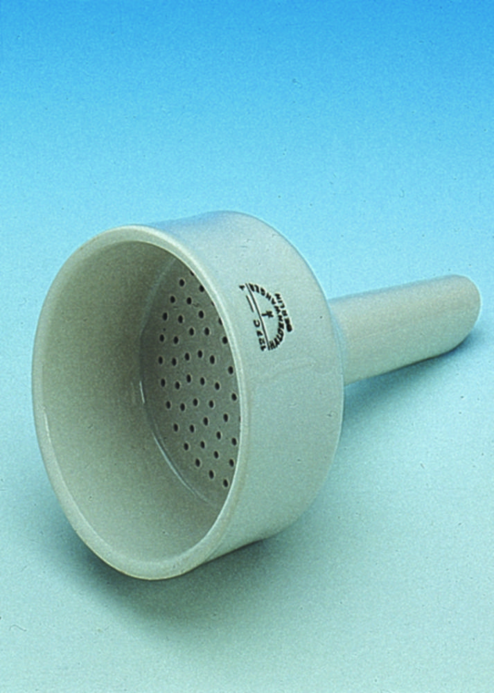 Buchnerovy nálevky, porcelán