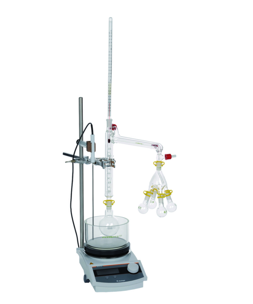 Vigreux column with vacuum jacket, for Micro-distillation system