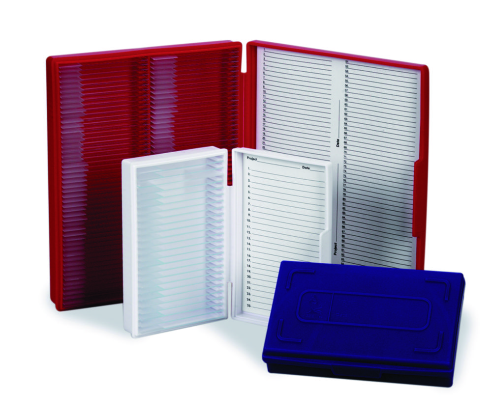 Krabičky na mikroskopická sklíčka, PP