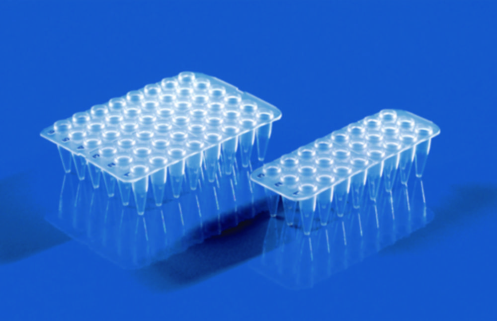 24 / 48 jamkové PCR destičky, bez okrajů, PP, pro qPCR