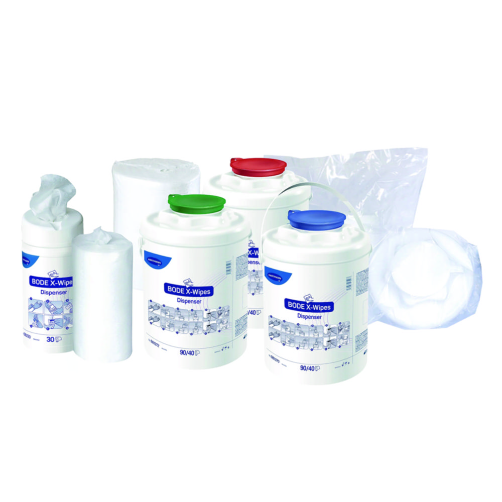 Surface disinfecting tissues, X-Wipes