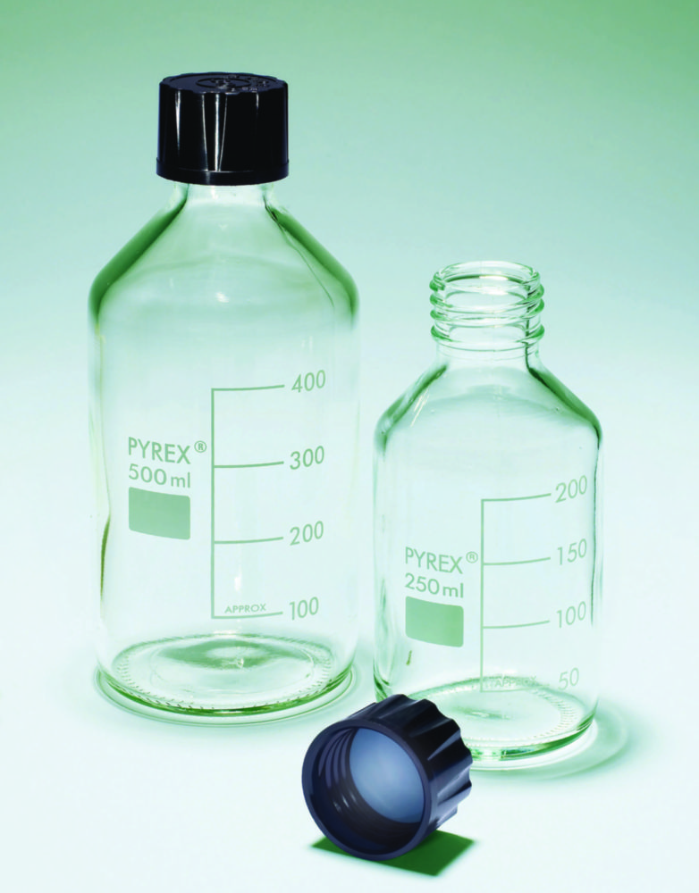 Laboratorní lahve, <sup>PYREX®</sup>, se šroubovacím uzávěrem