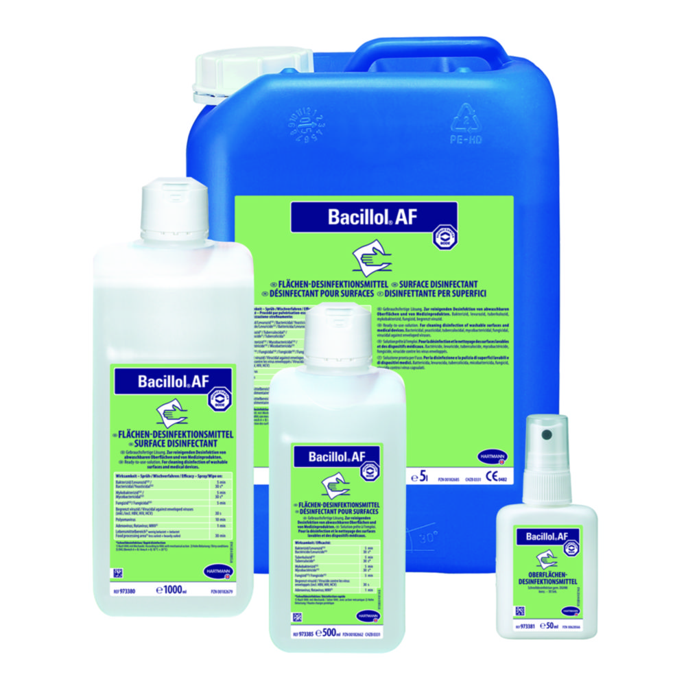 Rychle působící dezinfekční prostředek ve spreji <sup>Bacillol®</sup> AF