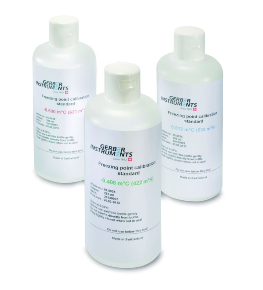 Cryoscope Calibration Solutions