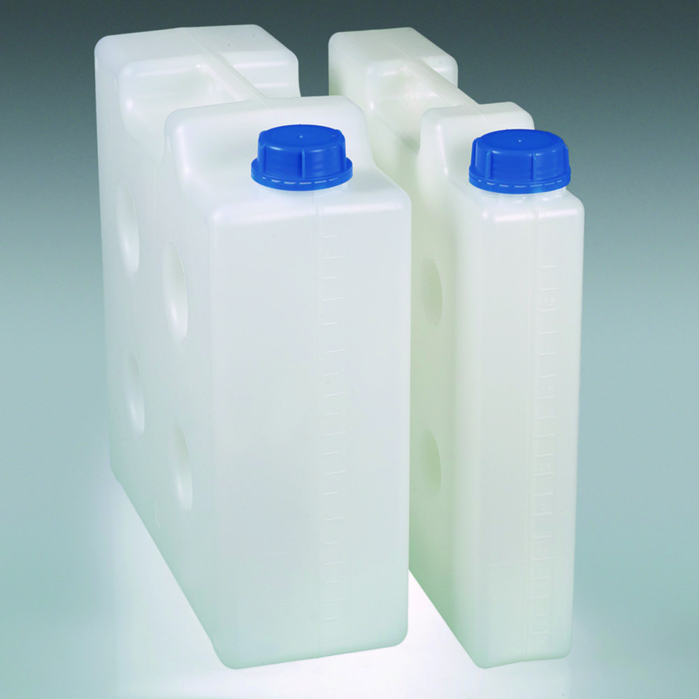 Prostorově úsporný kanystr Flachmann <sup>LaboPlast®</sup>, PP, bez závitového konektoru