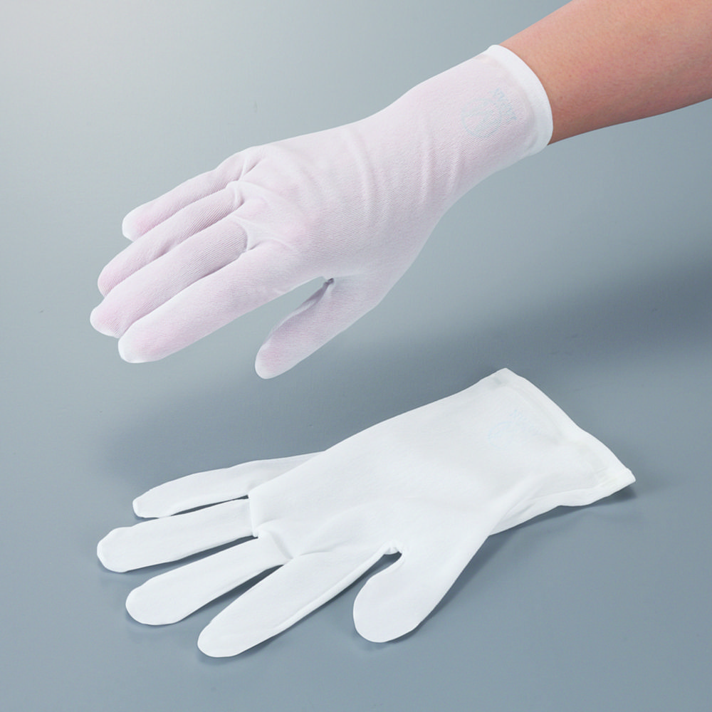 Spodní rukavice ASPURE bezešvé, bílé, polyester