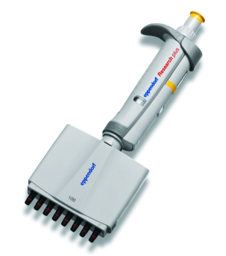 Vícekanálové mikrolitrové pipety Eppendorf <sup>Research®</sup> plus (obecný laboratorní produkt), variabilní