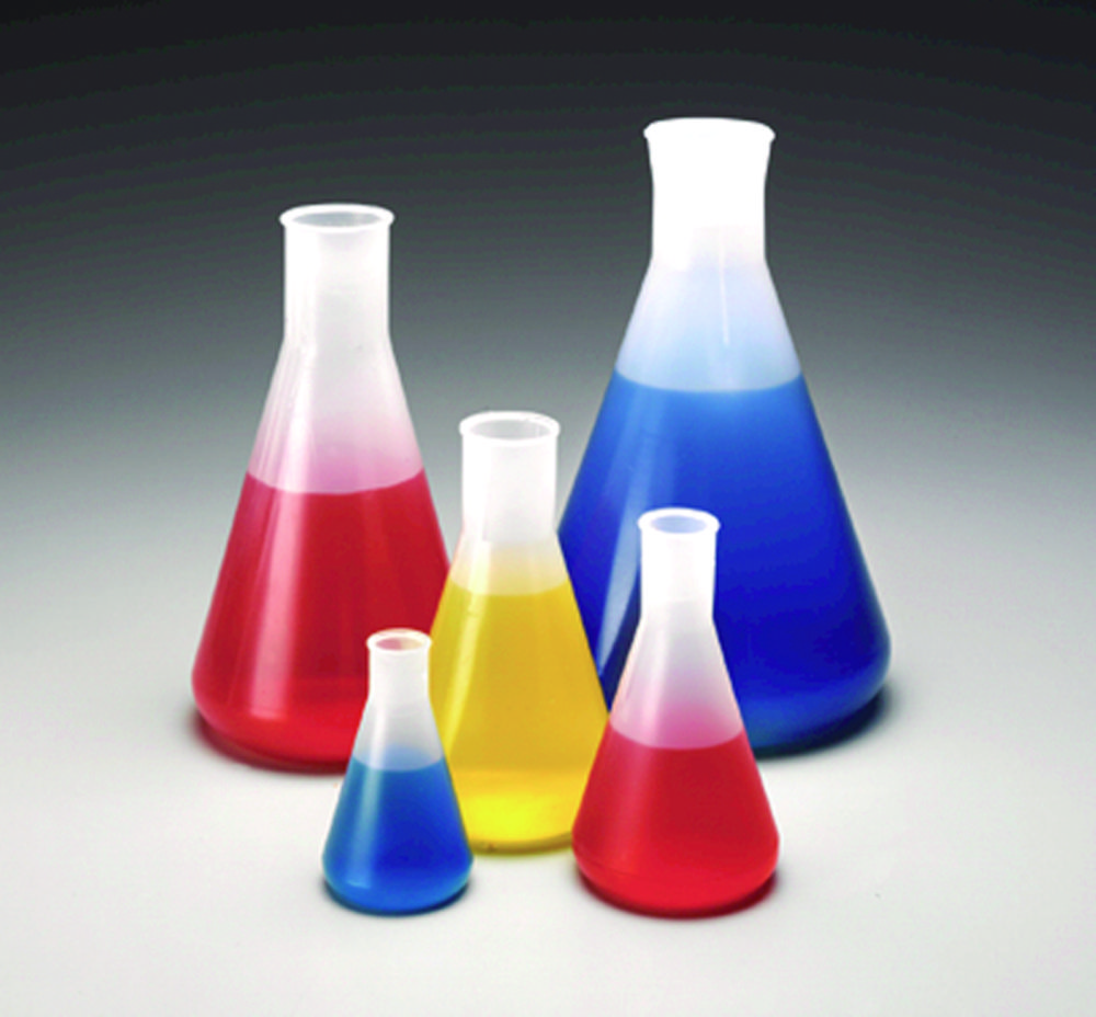 Erlenmeyerovy baňky Nalgene™, PP, úzké hrdlo