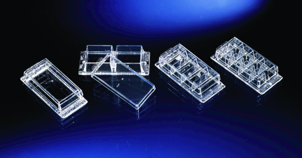 Komorové krycí sklo Lab-Tek™ a Lab-Tek™ II, PS, sterilní
